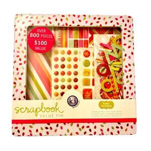 Ultimate Scrapbook Christmas Collection Tin NEW
